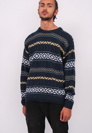 VINTAGE GEOMETRIC JUMPER