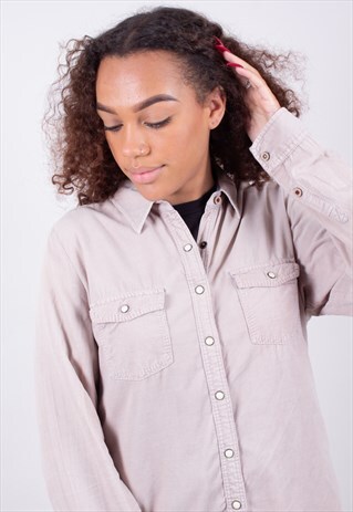 VINTAGE BEIGE CORDUROY SHIRT TOMMY HILFIGER