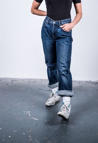 VINTAGE HIGH-WAISTED BLUE 765 LEVI'S MOM JEANS