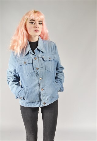 VINTAGE LEVI'S MID BLUE DENIM JACKET