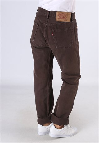 LEVIS 501'S DENIM JEANS BOYFRIEND HIGH WAISTED 10 - 12 (C5M)