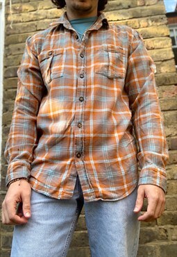 Vintage Checked Flannel Shirt 