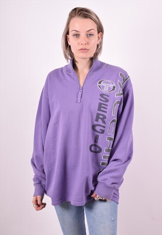 SERGIO TACCHINI WOMENS VINTAGE SWEATSHIRT JUMPER XXL 90'S