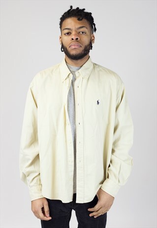 VINTAGE POLO RALPH LAUREN BEIGE SHIRT