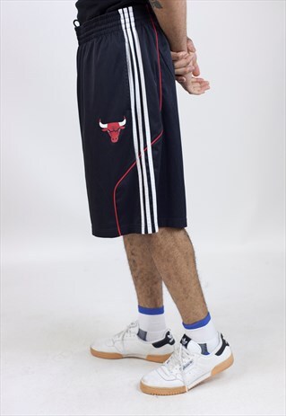 VINTAGE 90S ADIDAS BLACK SPORT SHORTS
