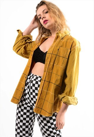 VINTAGE YELLOW CORD SHIRT