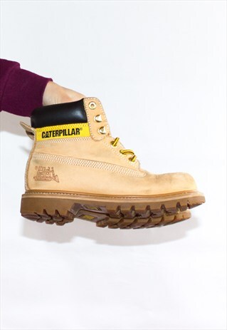 RETRO 90'S CAT WORKERS BOOTS UK3