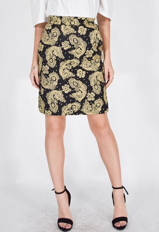 GIANNI VERSACE LONG MULTICOLORED SKIRT ELEGANT