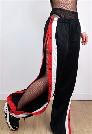 VINTAGE 90'S UNISEX FILA TEARAWAY SIDE POPPER PANTS