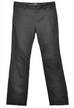 Vintage Gap Pinstriped Black Trousers - W31