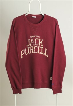 Vintage Converse Jack Purcell Crewneck Sweatshirt Maroon