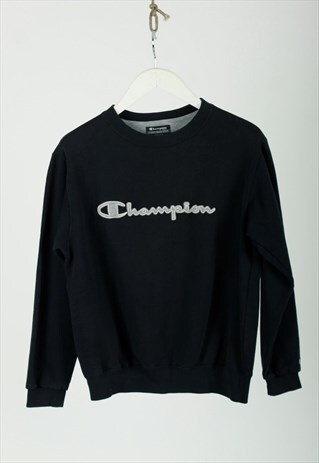 VINTAGE Y2K CHAMPION EMBROIDERED LOGO SPELL OUT SWEATSHIRT