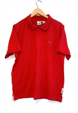 Vintage Y2K Puma Polo Shirt T-shirt XL Retro