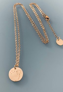 Dandelion necklace gift idea for women
