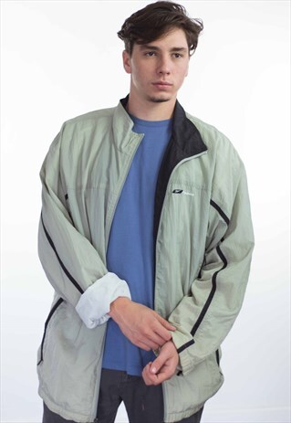 VINTAGE REEBOK LOGO WINDBREAKER JACKET 90S XL 16.2