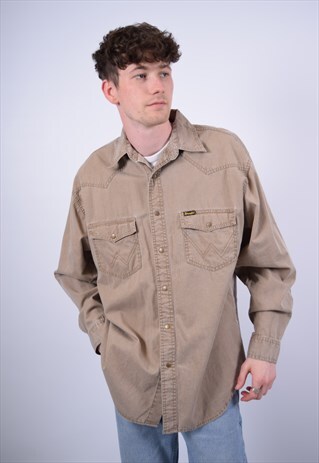 VINTAGE WRANGLER SHIRT KHAKI