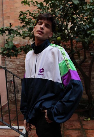 90 LOTTO RARE JACKET VINTAGE TENNIS
