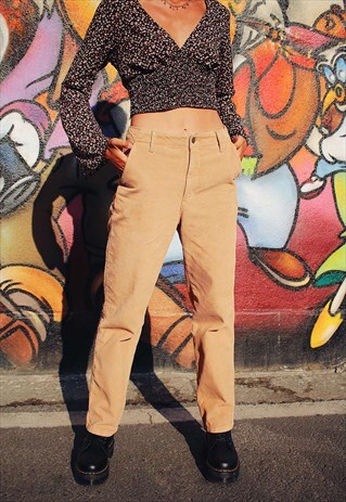 CORDUROY TROUSERS - BEIGE
