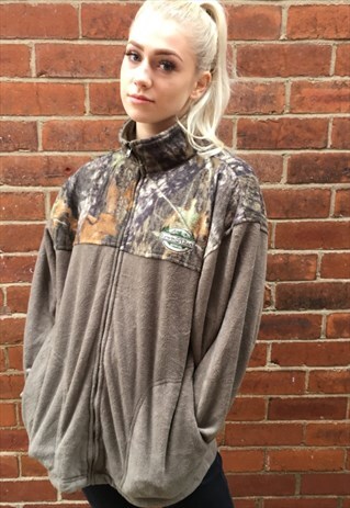 VINTAGE SAFARI FLEECE AZTEC JUMPER JACKET