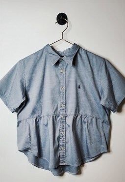 Upcycled Vintage Ralph Lauren Smock Shirt Size 6-8