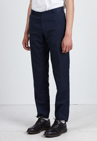 VINTAGE NAVY DINO SALVANI TROUSERS BOTTOMS