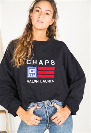 VINTAGE 90S POLO RALPH LAUREN SWEATSHIRT / R105