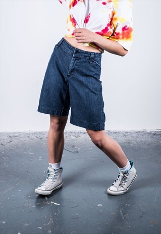 LEE VINTAGE 1990S BLUE DENIM SHORTS