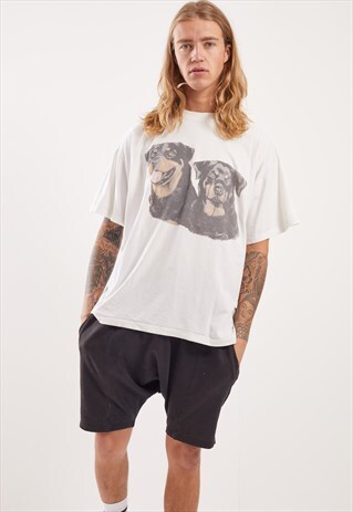 VINTAGE DOG GRAPHIC T-SHIRT