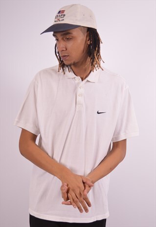 VINTAGE NIKE POLO SHIRT WHITE