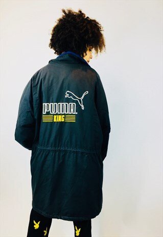 VINTAGE PUMA KING EMBROIDERED COAT