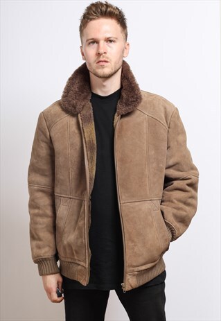 VINTAGE SUEDE AVIATOR JACKET