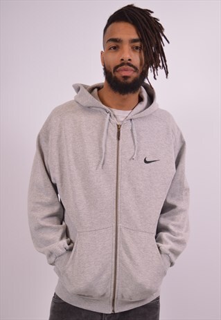 VINTAGE NIKE HOODIE SWEATER GREY