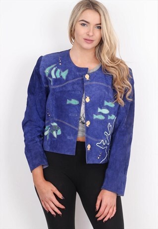 VINTAGE SUEDE PICCOLO JACKET CVFJ012