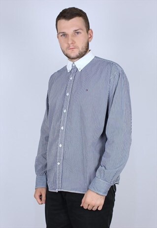 TOMMY HILFIGER VINTAGE SHIRT MEN RARE