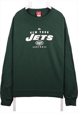 Vintage 90's NFL Sweatshirt New York Jets NFL Crewneck Green