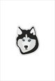 EMBROIDERED SIBERIAN HUSKY DOG IRON ON PATCH / SEW ON PATCH