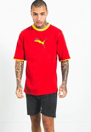 VINTAGE 80S PUMA SPORT T-SHIRT / S3483