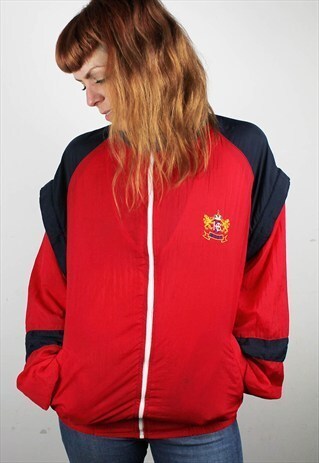 VINTAGE 90S HUGO BOSS UNISEX 2 IN 1 SHELL BOMBER JACKET