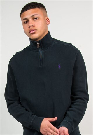 RALPH LAUREN QUARTER ZIP JUMPER