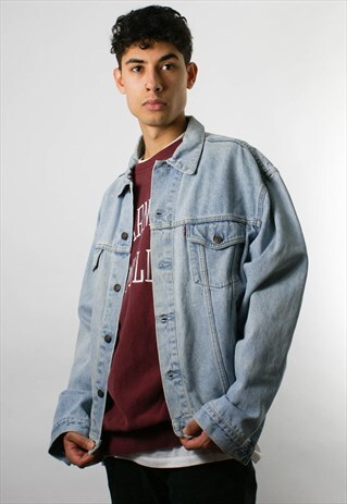LEVI'S VINTAGE DENIM JACKET, LIGHT DENIM, L