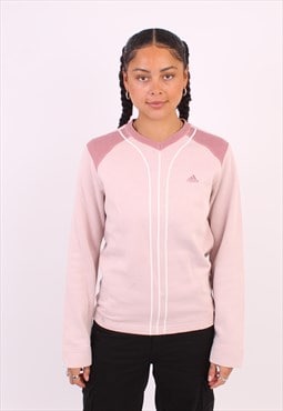 Women's Vintage Adidas Pink Sweatshirt 
