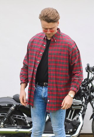 RALPH LAUREN USA TARTAN PLAID SHIRT