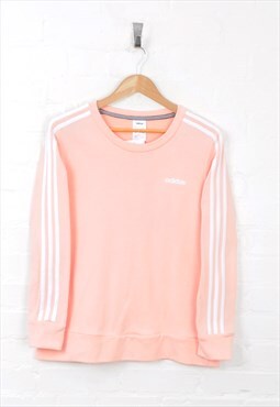 Vintage Adidas Sweater Pink Ladies Medium CV1928