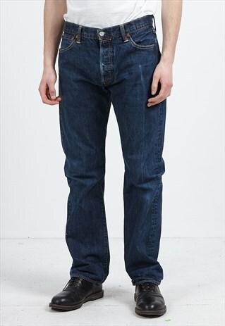 VINTAGE BLUE LEVI'S 501 FIT DENIM JEANS