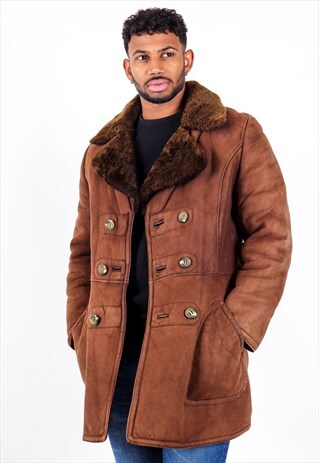 VINTAGE FAUX FUR LINED JACKET J3258