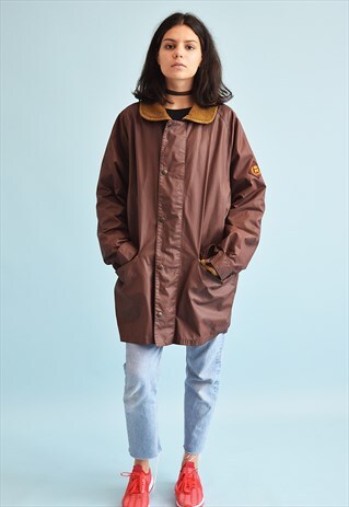 90'S RETRO OVERSIZED WATERPROOF PARKA JACKET
