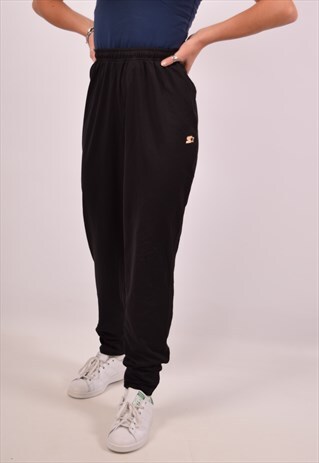 VINTAGE STARTER TRACKSUIT TROUSERS BLACK
