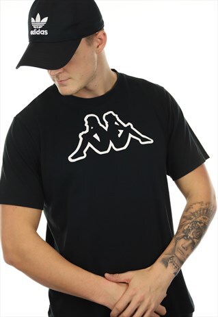 VINTAGE KAPPA T SHIRT BLACK