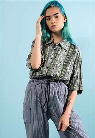 VINTAGE PATTERN 90S SHIRT