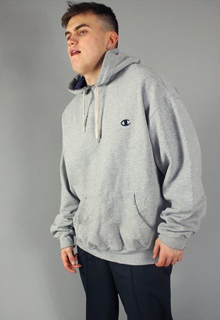 VINTAGE GREY CHAMPION HOODIE